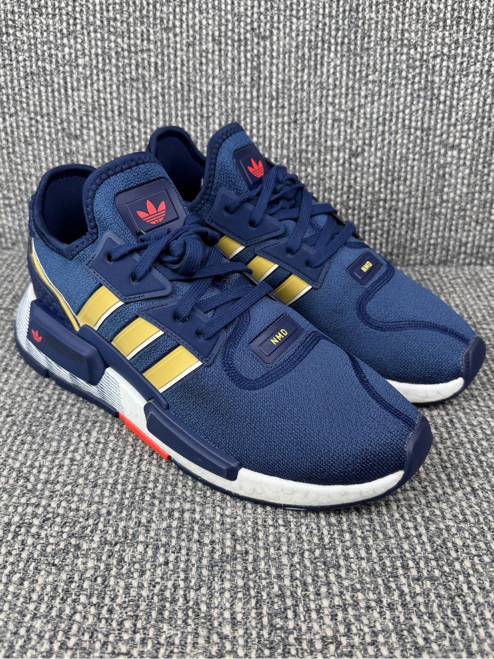 adidas NMD G1 Indigo Gold Mens 9 Blue Gold Boost Sneakers ID9176